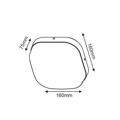 LED SMD WALL LUMINAIRE 10W 630LM 120° 230V AC...