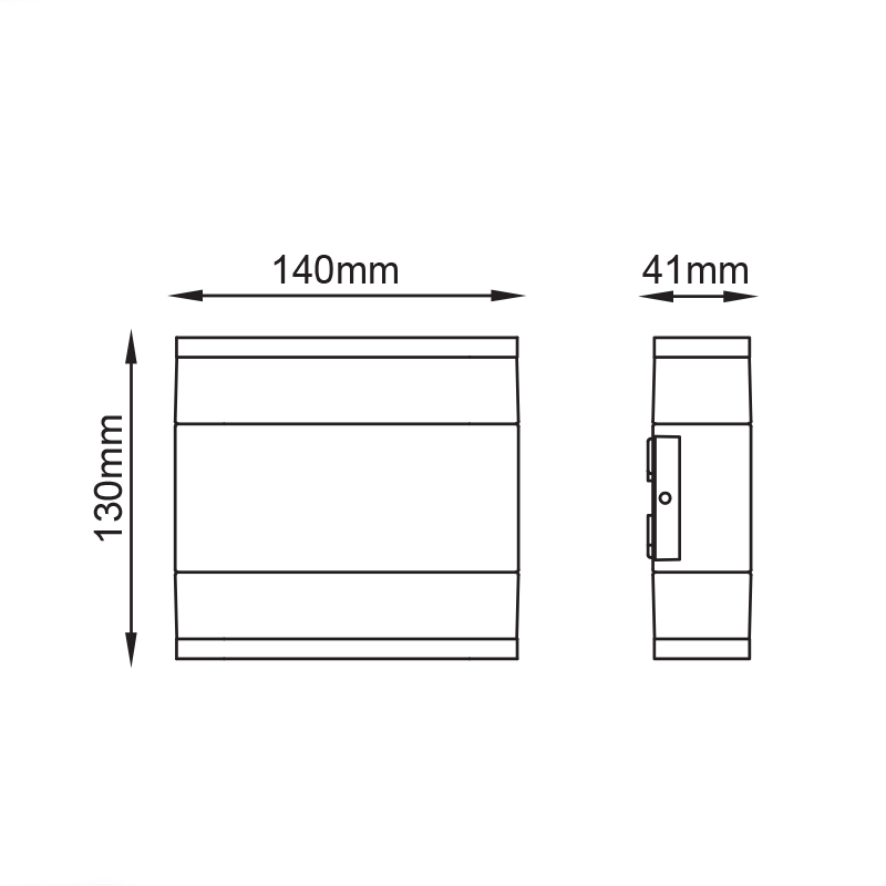 LED SMD WALL LUMINAIRE 9W 480LM 110° 230V AC...