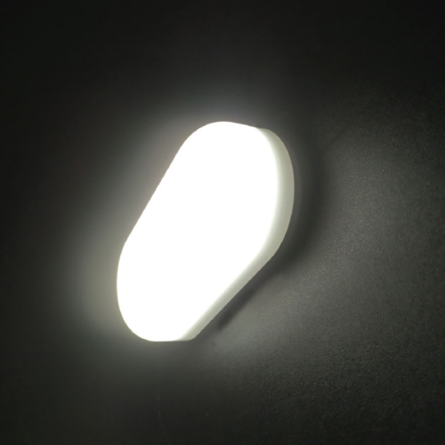 LED PC WHITE WALL LUMINAIRE 230V AC IP66 12W 1020lm 3000K... 2