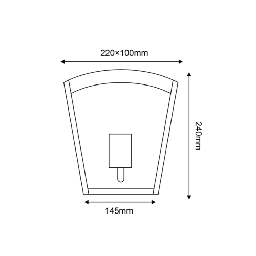 ΦΩΤΙΣΤΙΚΟ 120cm ΓΙΑ ΜΟΝΟ ΛΑΜΠΤΗΡΑ LED Τ8 230V 2