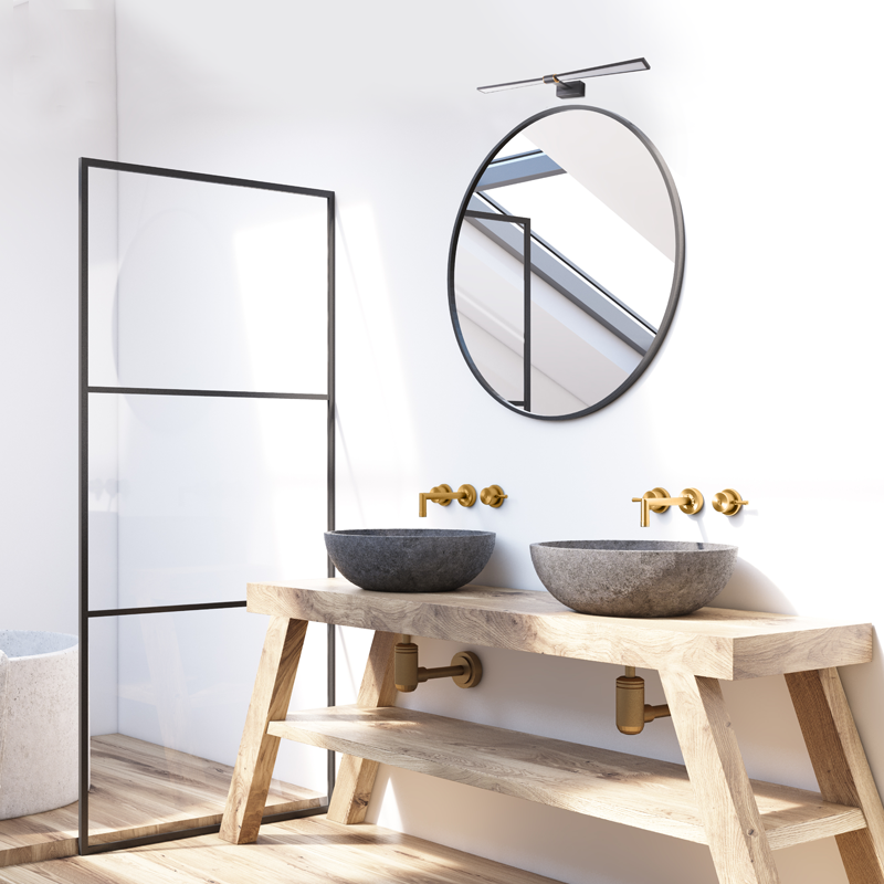 ΕΠΙΤΟΙΧΟ Φ/Σ LED 12W 780LM 3000K ΜΑΥΡΟ...