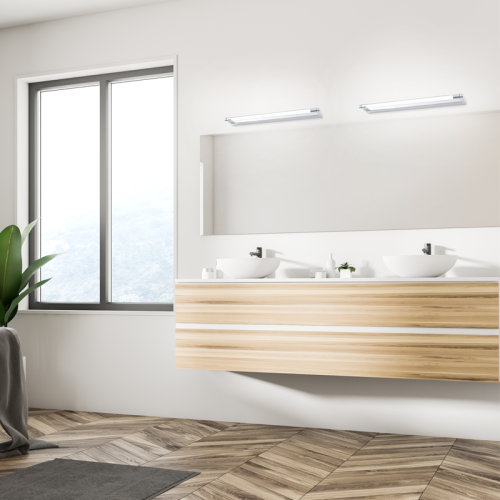 ΕΠΙΤΟΙΧΟ Φ/Σ LED 12W 780LM 3000K ΧΡΩΜΙΟ ΑΛΟΥΜΙΝΙΟ... 2