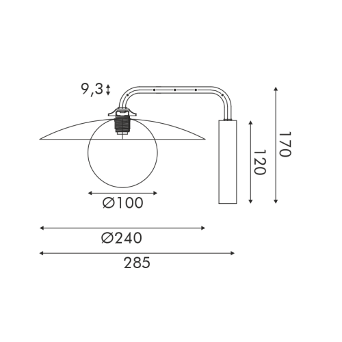 ΕΠΙΤΟΙΧΟ Φ/Σ 1XG9 ΜΕΤΑΛΛΙΚΟ ΧΡΥΣΟ + ΑΚΡΥΛΙΚΟ 2