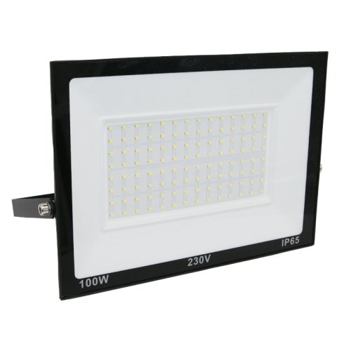 ΠΡΟΒΟΛΕΑΣ LED-SMD 100W 230V 6200K IP65 ΜΑΥΡΟΣ